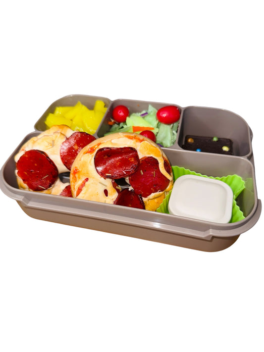Bento/Lunch Pizza Bagels Box