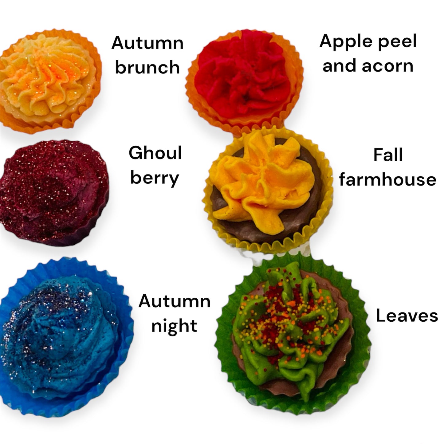 Fall variety Cupcake Wax Melts