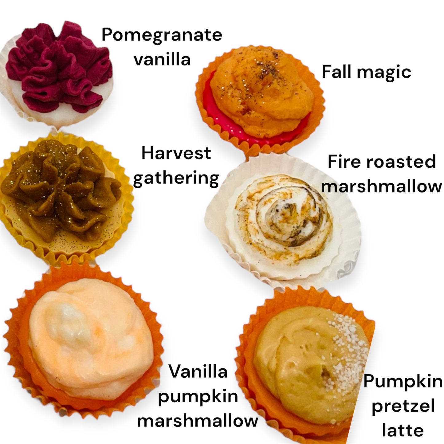 Fall variety Cupcake Wax Melts