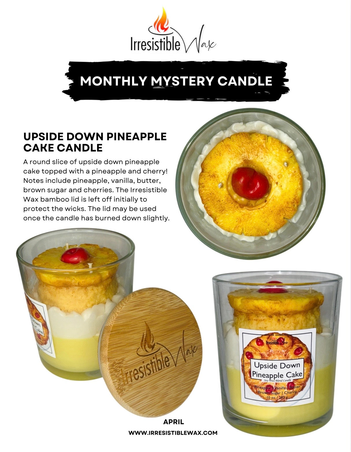 Monthly Subscription Mystery Candle
