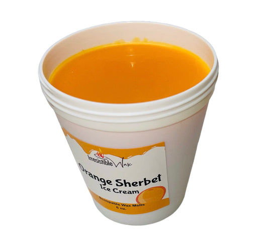 Orange sherbet Ice Cream Scoopable Wax Melts