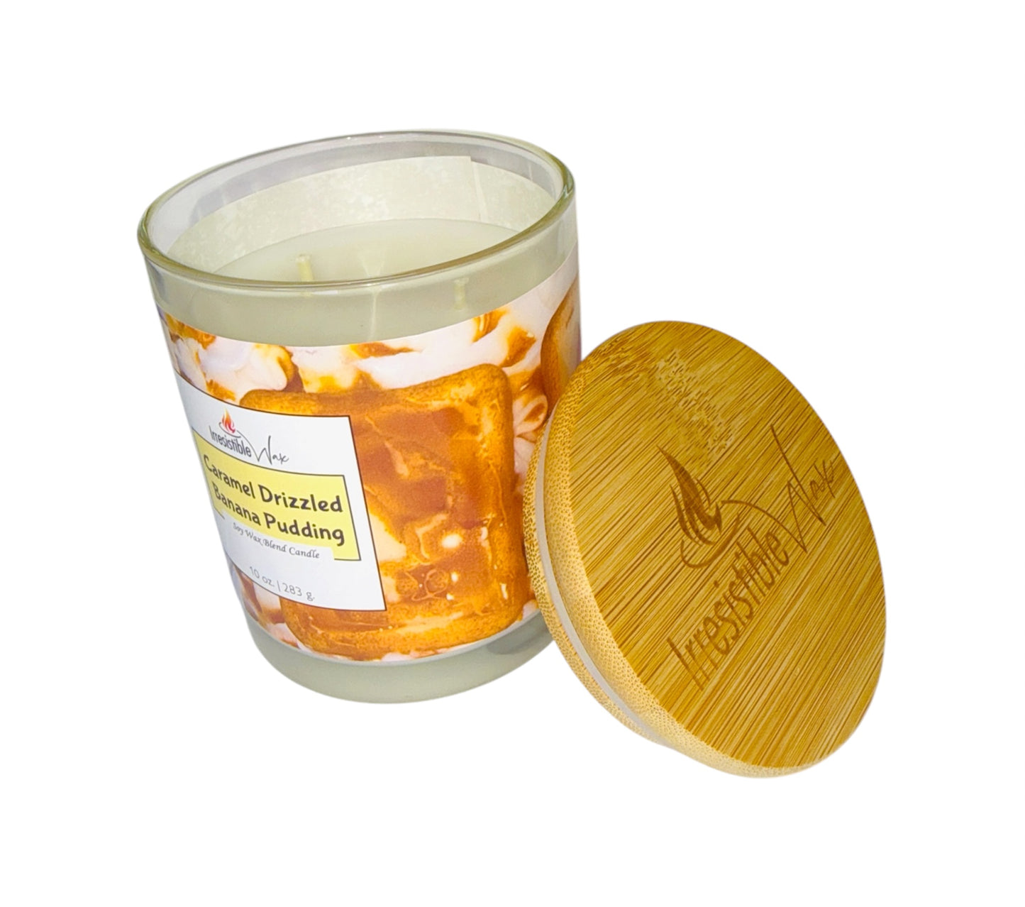 Caramel Drizzled Banana Pudding Candle