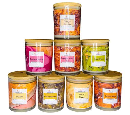 Thanksgiving Candle Collection with a Dessert Candle Bundle