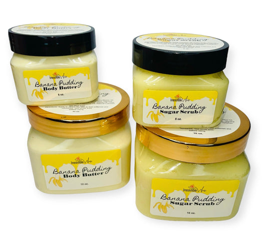 Banana Pudding Body Butter or Scrub