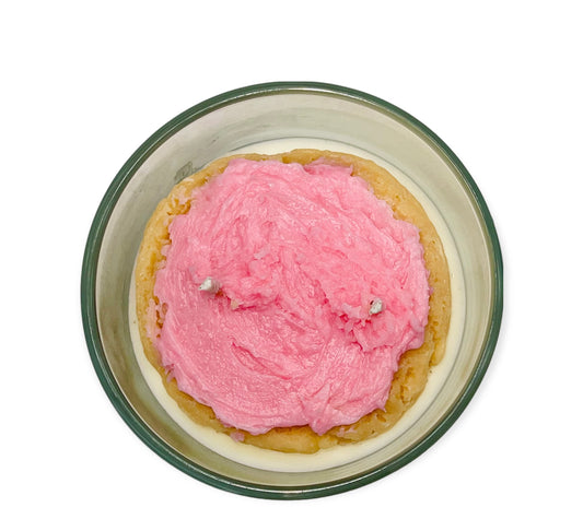 Strawberry Iced Cookie Candle